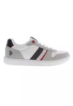 Кроссовки из полиэстера с контрастными деталями и логотипом U.S. Polo Assn, серый