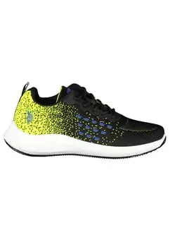 Кроссовки из полиэстера с контрастными деталями U.S. Polo Assn, черный