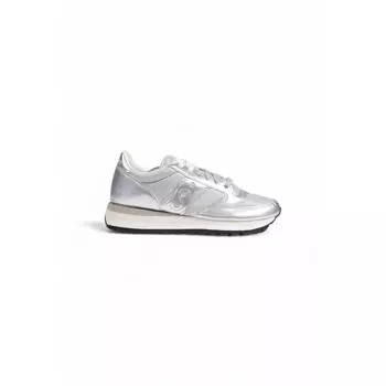 Кроссовки из серебристой ткани Saucony