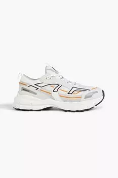 Кроссовки из сетки, кожи и замши AXEL ARIGATO, серый