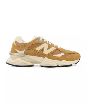 Кроссовки из сетки с вышитым логотипом New Balance, коричневый