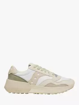 Кроссовки из смеси замши jazz nxt Saucony, цвет White/Beige