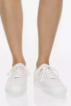 Кроссовки из тисненой ткани H&M, бежевый