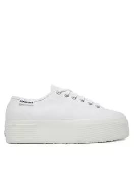 Кроссовки из ткани 3790 Platform S3134Mw Superga, белый