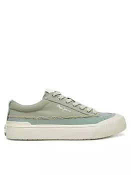 Кроссовки из ткани Ben Fresh W Pls31589 Pepe Jeans, зеленый