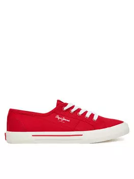Кроссовки из ткани Brady Basic W Pls31287 Pepe Jeans, красный