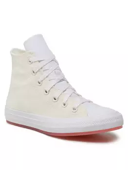Кроссовки из ткани Converse, экрю