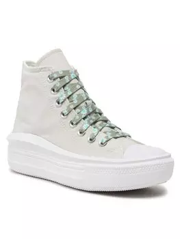 Кроссовки из ткани Converse, экрю