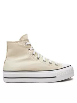 Кроссовки из ткани Converse, бежевый
