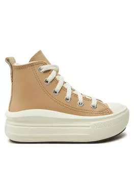 Кроссовки из ткани Converse, бежевый