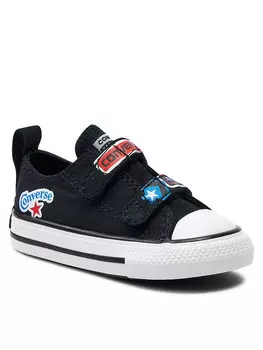 Кроссовки из ткани Converse, черный