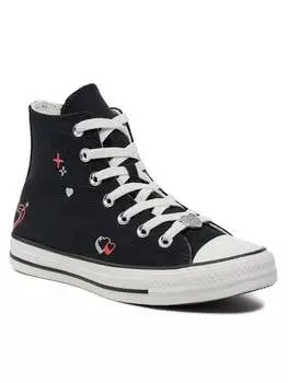 Кроссовки из ткани Converse, черный