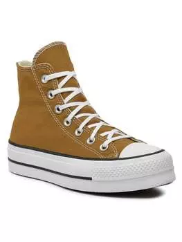 Кроссовки из ткани Converse, коричневый