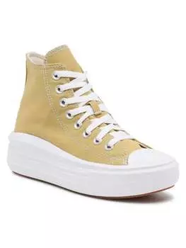 Кроссовки из ткани Converse, коричневый