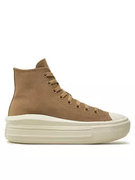 Кроссовки из ткани Converse, коричневый