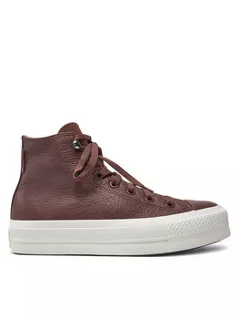 Кроссовки из ткани Converse, коричневый