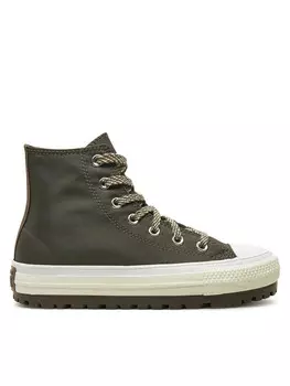 Кроссовки из ткани Converse, коричневый