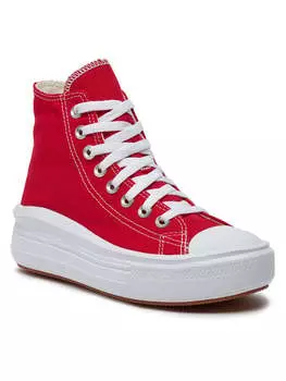 Кроссовки из ткани Converse, красный