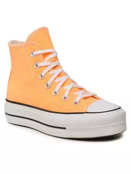 Кроссовки из ткани Converse, оранжевый