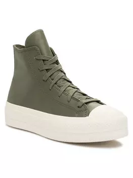 Кроссовки из ткани Converse, зеленый