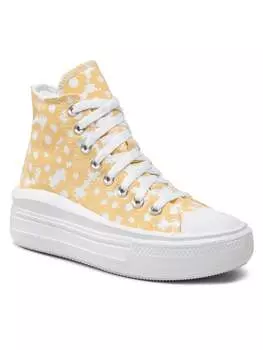 Кроссовки из ткани Converse, желтый