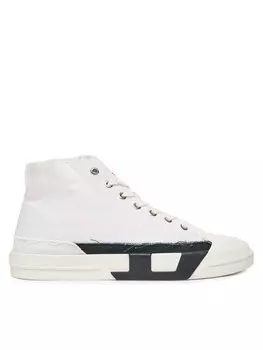 Кроссовки из ткани High-Top Y03505Pr012 Ha686 Diesel, белый