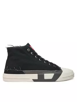 Кроссовки из ткани High-Top Y03505Pr012 Ha688 Diesel, черный