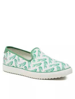 Кроссовки из ткани Lacoste, белый