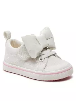 Кроссовки из ткани Mayoral, экрю