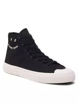 Кроссовки из ткани Paul Smith, черный