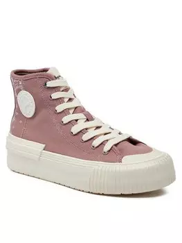 Кроссовки из ткани Pepe Jeans, фиолетовый