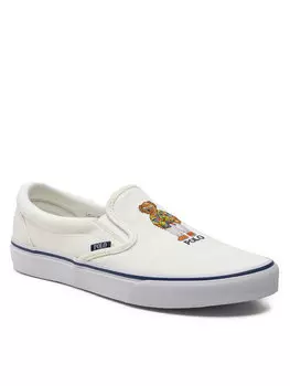 Кроссовки из ткани Polo Ralph Lauren, белый