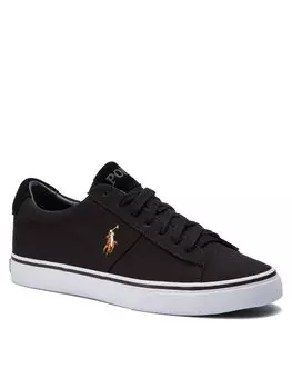 Кроссовки из ткани Polo Ralph Lauren, черный