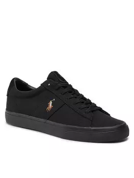 Кроссовки из ткани Polo Ralph Lauren, черный