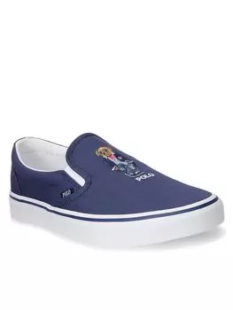 Кроссовки из ткани Polo Ralph Lauren, синий