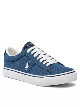 Кроссовки из ткани Polo Ralph Lauren, синий