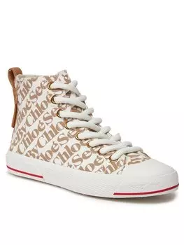 Кроссовки из ткани See By Chlo, коричневый