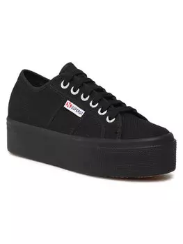 Кроссовки из ткани Superga, черный