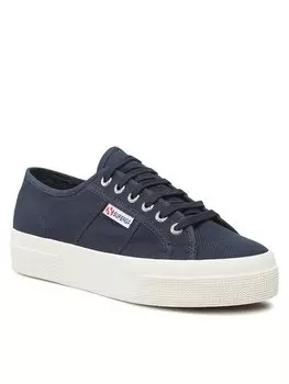 Кроссовки из ткани Superga, синий