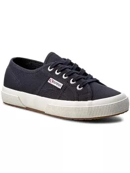 Кроссовки из ткани Superga, синий