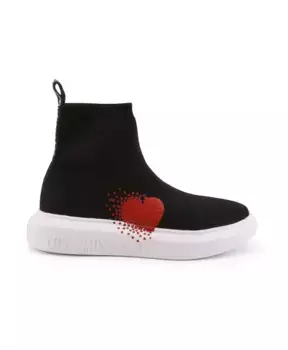 Кроссовки из весенне летней коллекции стиль ja15134g1eizi Love Moschino, черный