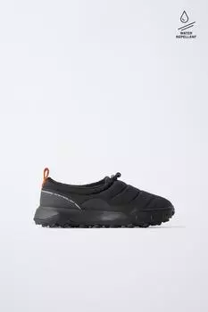 Кроссовки из водоотталкивающей лыжной коллекции ZARA, черный