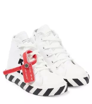 Кроссовки из вулканизированной парусины Off-White, белый