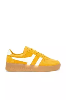 Кроссовки из замши Grandslam для женщин Gola, sun & off white & gum