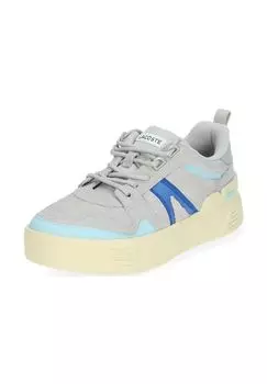 Кроссовки из замши/синтетики LACOSTE, цвет Grau/ Blau