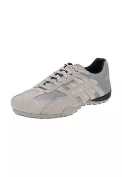 Кроссовки из замши/текстиля GEOX, цвет Beige Grau