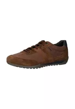 Кроссовки из замши/текстиля GEOX, цвет Mittelbraun