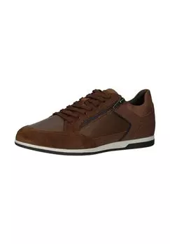 Кроссовки из замши/текстиля GEOX, цвет Mittelbraun