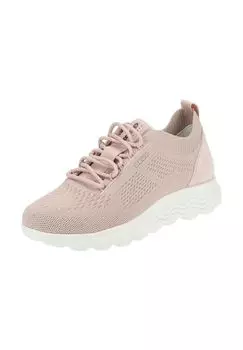 Кроссовки из замши/текстиля GEOX, цвет Rose