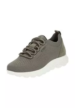 Кроссовки из замши/текстиля GEOX, цвет Sage
